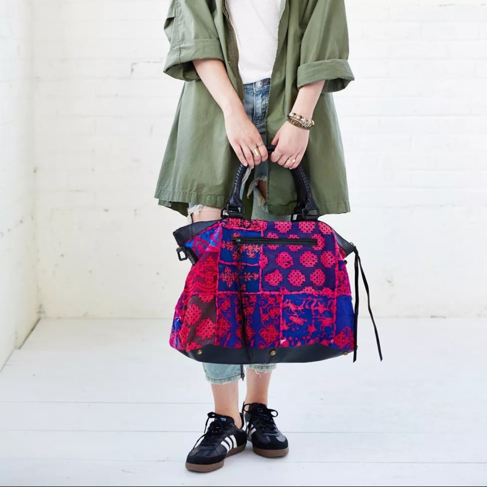 Cleobella Harlow Embroidered Weekender Bag